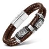 Dubbelt Boloflätat Viking Armband