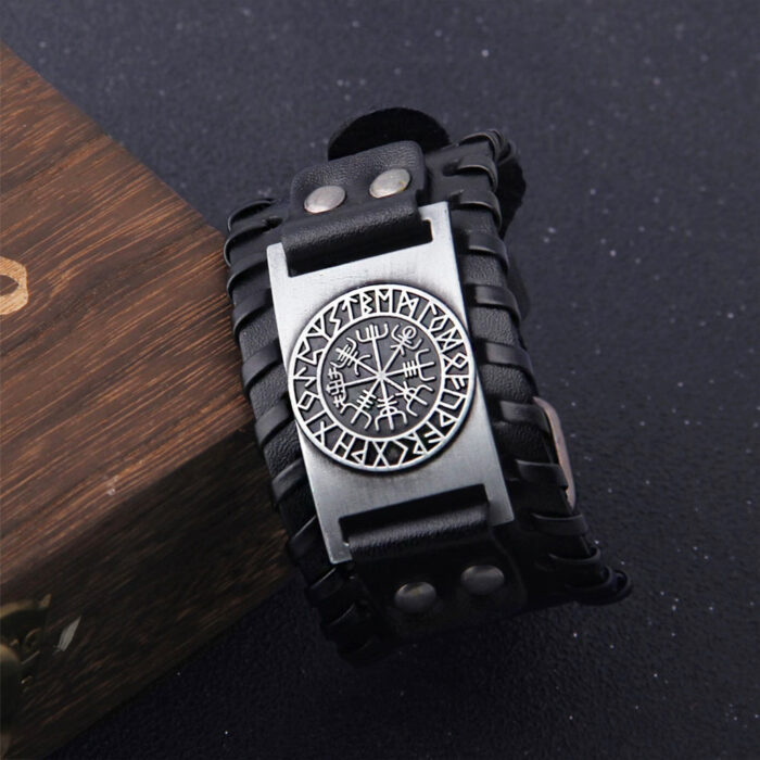 Viking Armband Läder - Bild 5