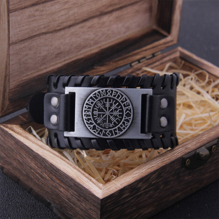 Viking Armband Läder - Bild 3