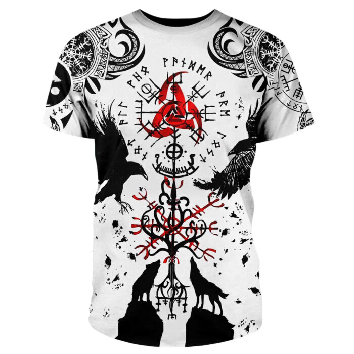T-shirt Viking Mönster