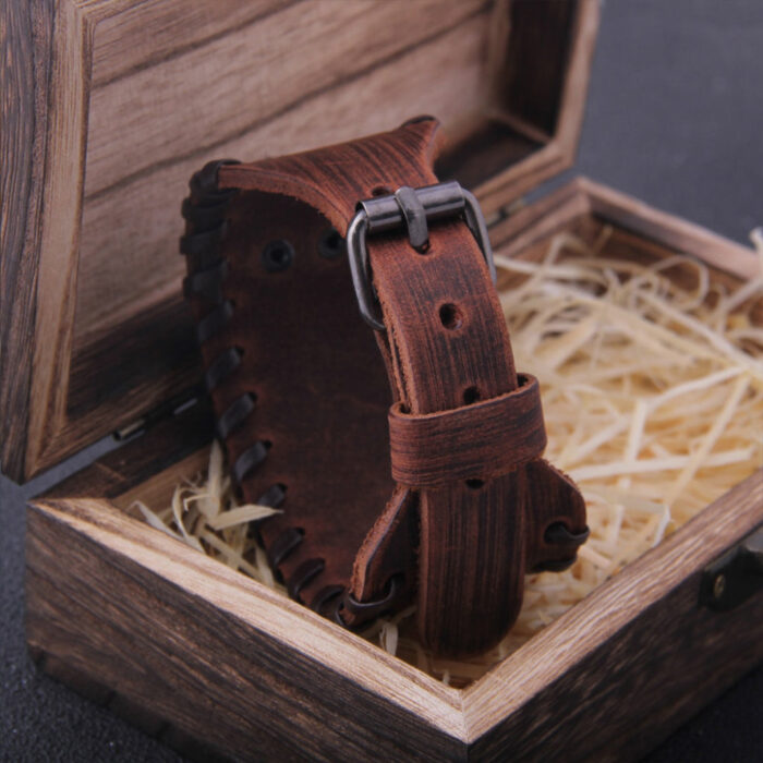 Läderarmband Torshammare & Runor - Bild 2