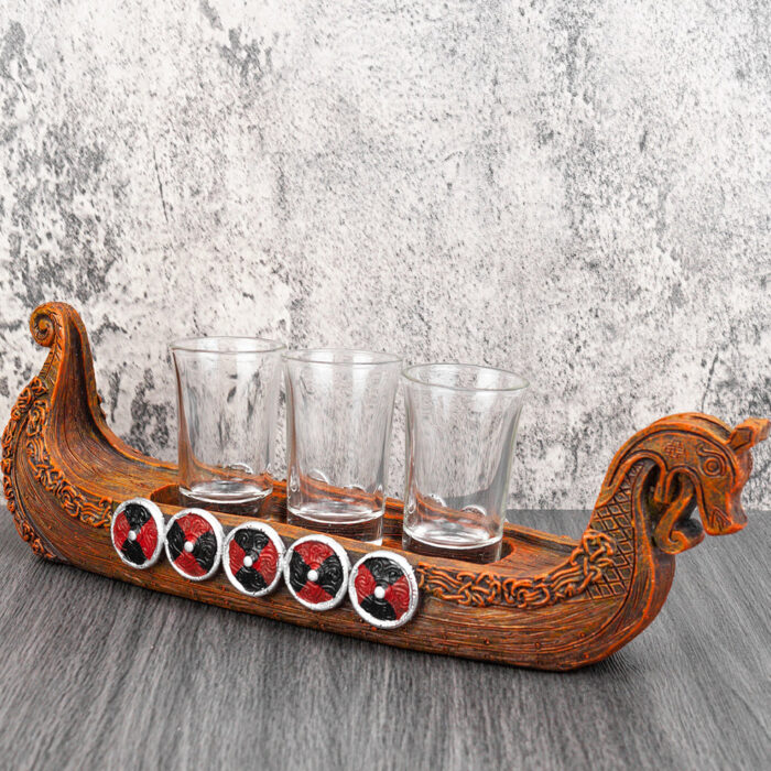 Vikingaskepp Glas - Bild 4
