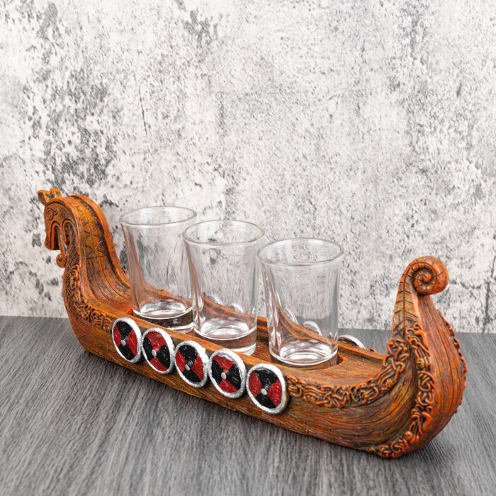 Vikingaskepp Glas - Bild 2