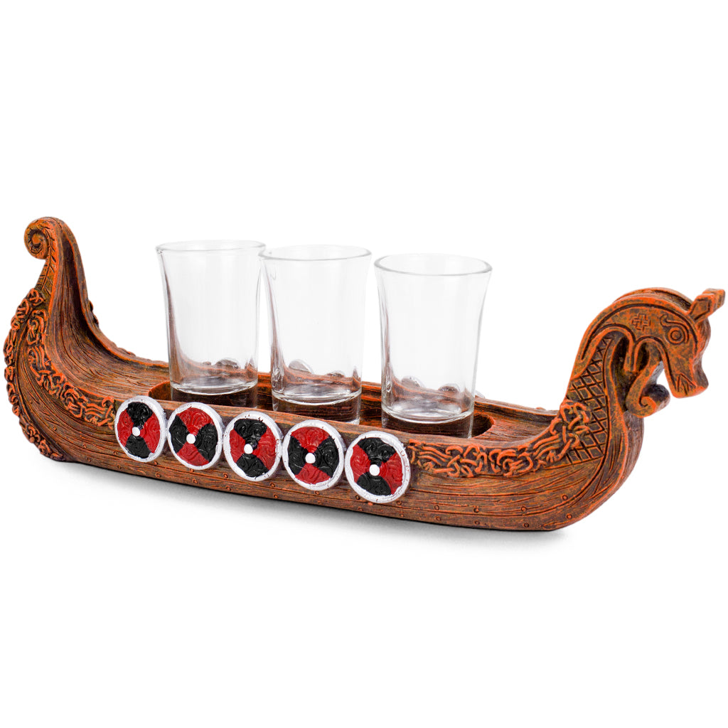Vikingaskepp Glas