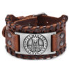 Läderarmband Torshammare & Runor