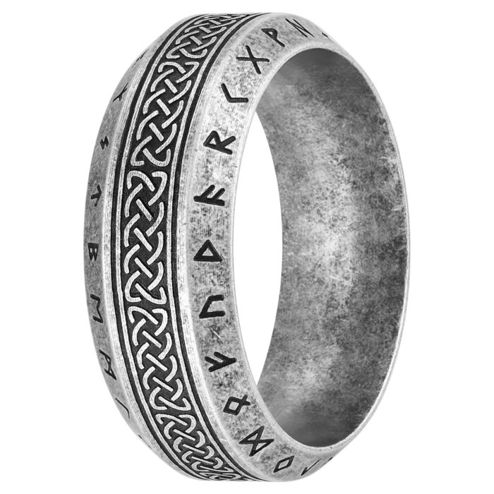 Vintage Vikingaring Flätmönster