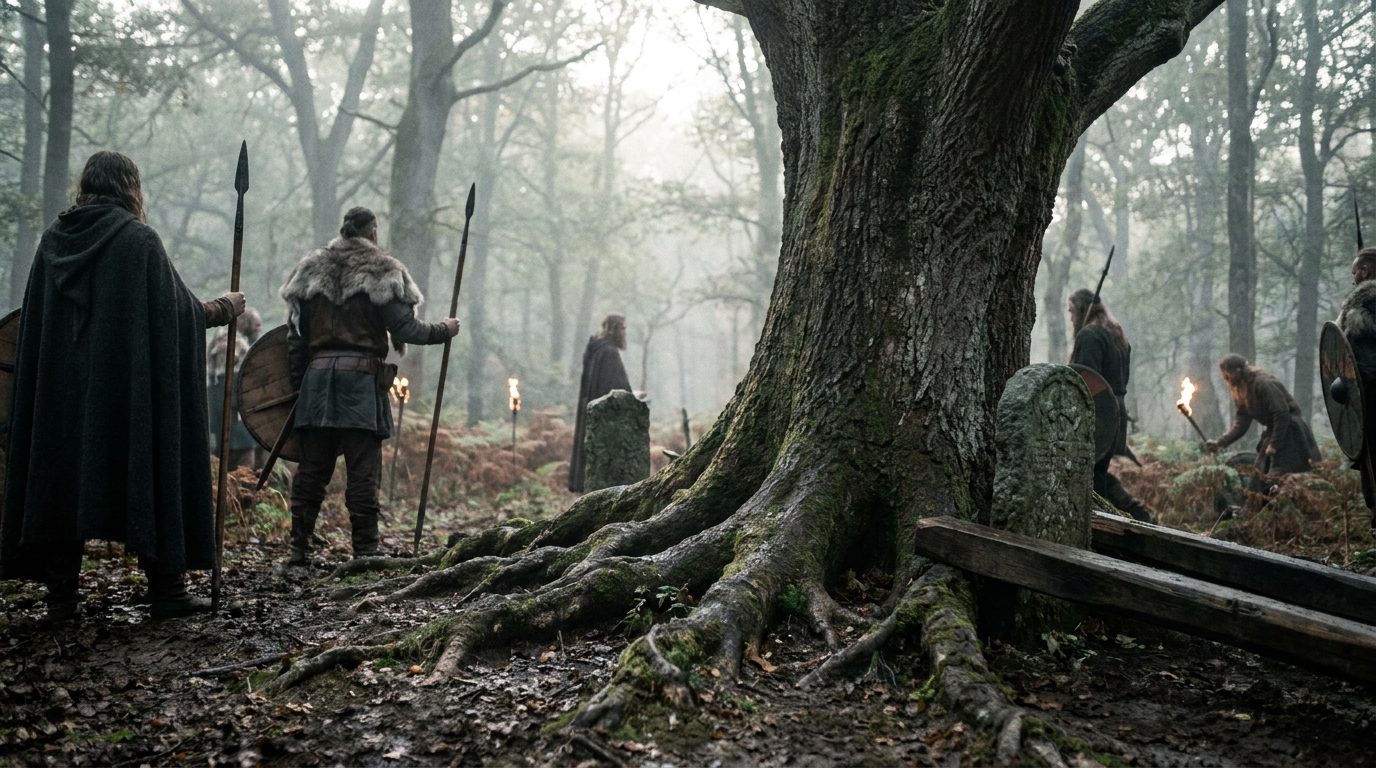Urgammal ask – sinnebilden för Yggdrasil
